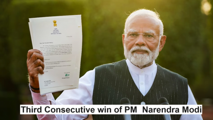 Third Consecutive win of PM Narendra Modi