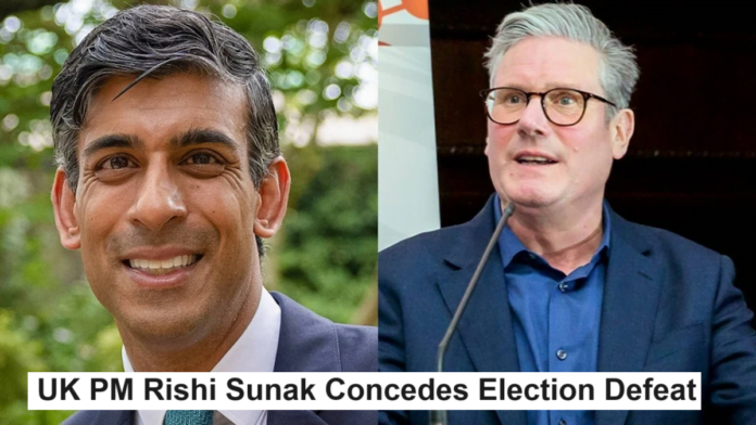 UK PM Rishi Sunak Concedes Election Defeat