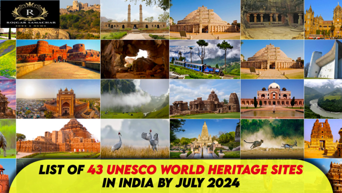 UNESCO 43 World Heritage Sites in India