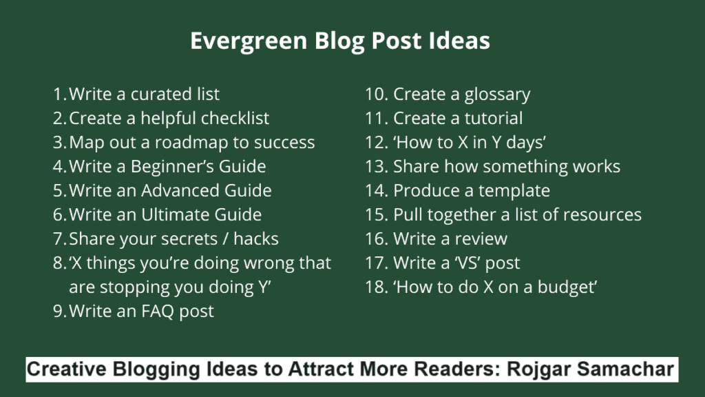 Creative Blogging Ideas to Attract More Readers